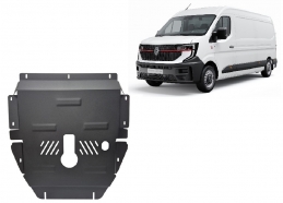 Steel skid plate for Renault Master