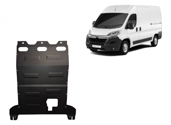 Steel skid plate for Citroen Jumper