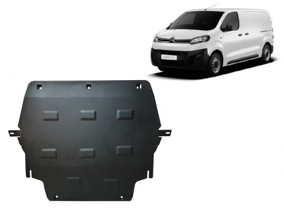 Steel skid plate for Citroen Dispatch