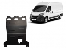 Steel skid plate for Peugeot Boxer