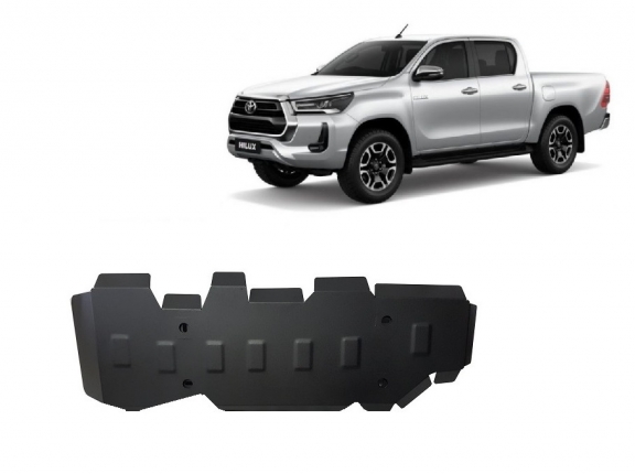 Steel fuel tank skid plate  for Toyota Hilux Invincible