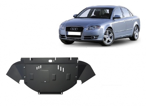 Steel skid plate for Audi A4 B7