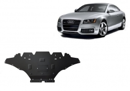 Steel skid plate for Audi A5, petrol