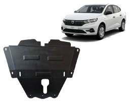 Steel skid plate for Dacia Logan
