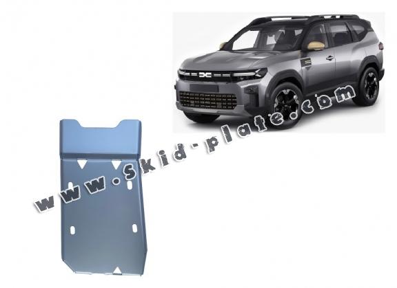 Aluminum diferential skid plate for Dacia Bigster 4x4