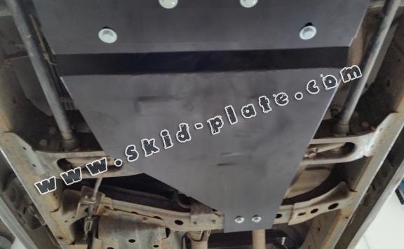 Steel gearbox skid plate for Nissan Navara D22