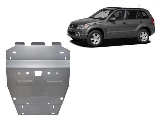Aluminum skid plate for Suzuki Grand Vitara 2