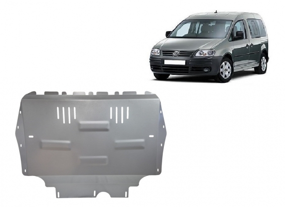 Aluminum skid plate for Volkswagen Caddy