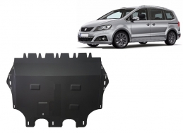 Steel skid plate for Seat Alhambra - Webasto