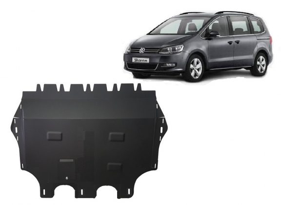 Steel skid plate for Volkswagen Sharan - Webasto