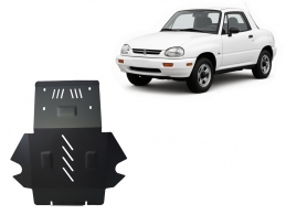 Steel skid plate for Suzuki X90