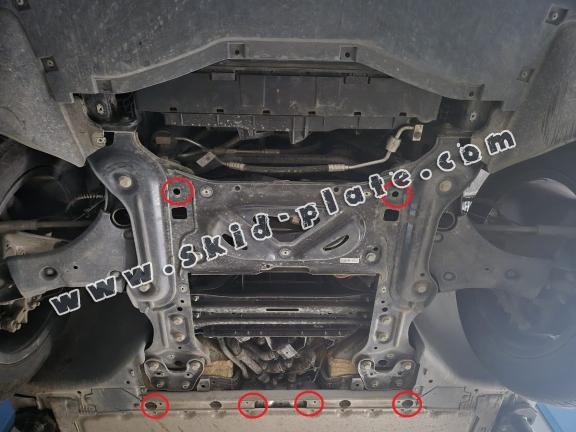 Aluminum skid plate for Cupra Born