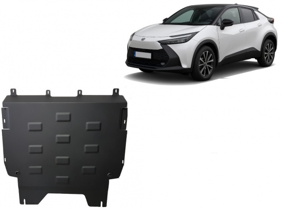 Steel skid plate for Toyota C-HR