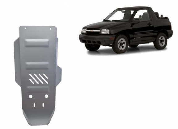 Aluminum gearbox skid plate for Chevrolet Tracker