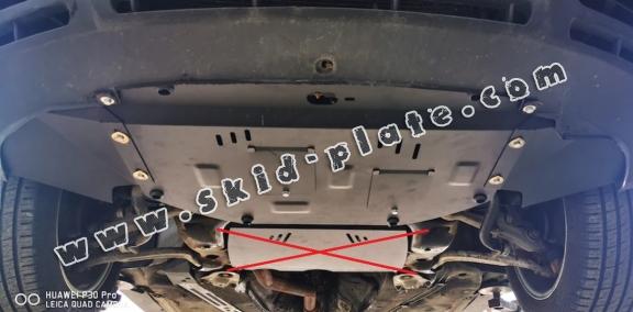 Steel skid plate for Audi A6