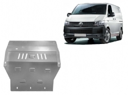 Galvanized steel skid plate for Volkswagen Transporter T6 Caravelle
