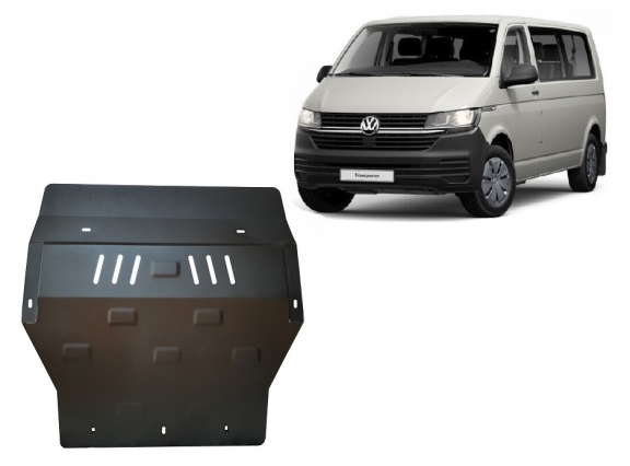 Steel skid plate for Volkswagen Transporter T6.1