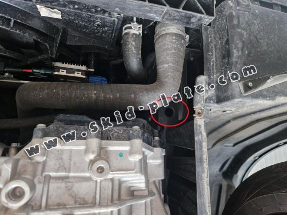 Aluminum skid plate for BAIC Beijing X75