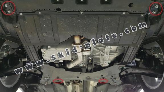 Aluminum skid plate for Suzuki S-Cross