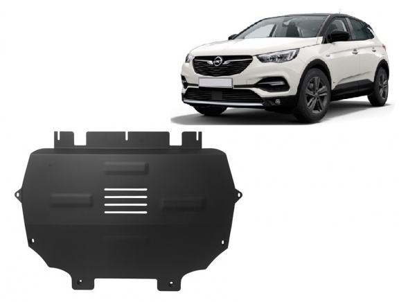 Steel skid plate for Opel Grandland X