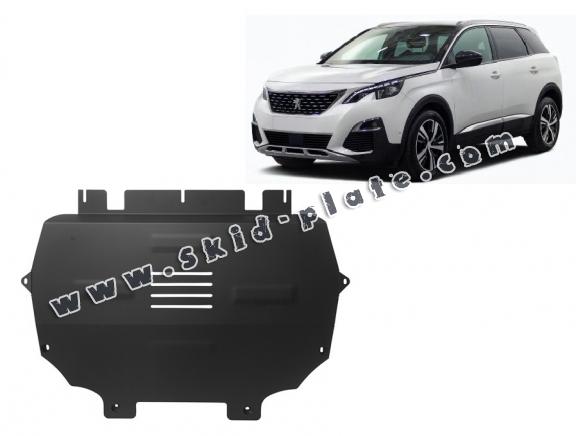 Steel skid plate for the protection of the engine and the gearbox for Peugeot 5008