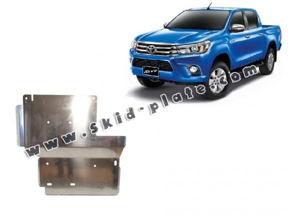 Aluminum differential skid plate for Toyota Hilux Revo