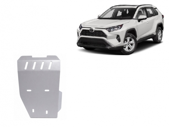 Aluminum diferential skid plate for Toyota Rav4