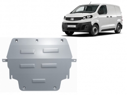 Aluminium skid plate for Fiat Scudo