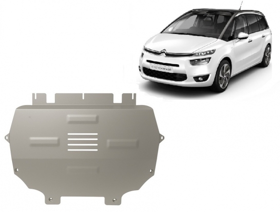 Aluminium skid plate for Citroen C4 Picasso