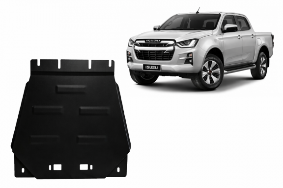 Steel gearbox skid plate for Isuzu D-Max