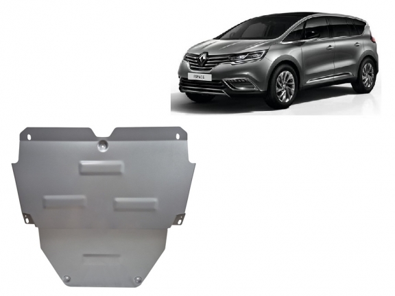 Aluminum skid plate for Renault Espace