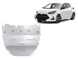 Aluminum skid plate for Toyota Yaris