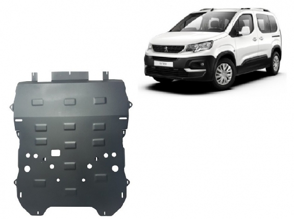 Steel skid plate for Peugeot Rifter / Partner