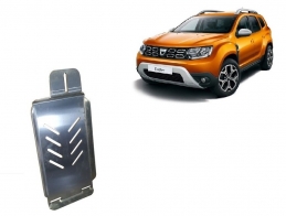 Aluminum diferential skid plate for Dacia Duster 4x4