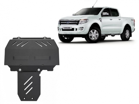 Steel skid plate for Ford Ranger