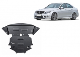 Steel skid plate for Mercedes C-Class W204 4x4