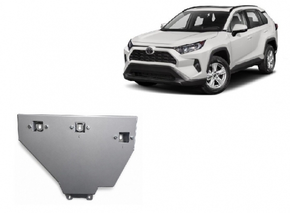 Aluminum diferential skid plate for Toyota Rav4