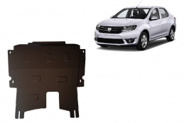 Steel skid plate for Dacia Logan 2