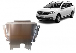 Aluminum skid plate for DACIA LOGAN MCV