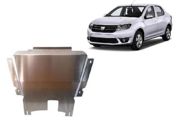 Aluminum skid plate for DACIA LOGAN 2
