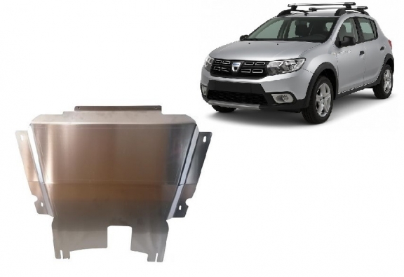 Aluminum skid plate for Dacia SanderoStepway
