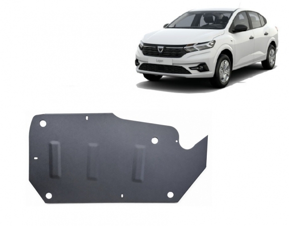 Steel fuel tank skid plate  for Dacia Logan