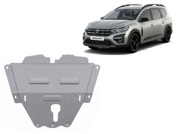 Aluminum skid plate for Dacia Jogger