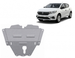Aluminum skid plate for Dacia Sandero