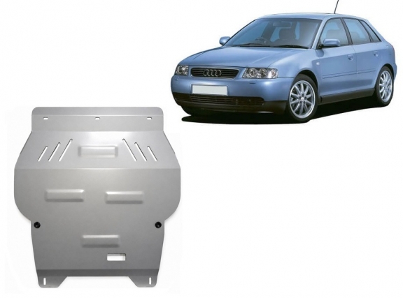 Aluminum skid plate for Audi A3