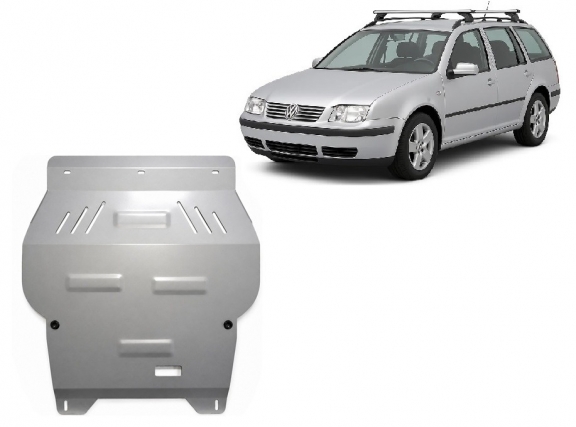 Aluminum skid plate for Volkswagen Bora