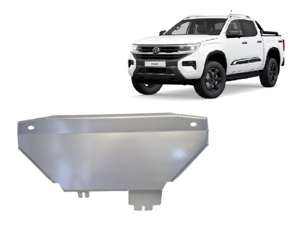 Aluminum radiator skid plate for Volkswagen Amarok