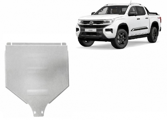 Aluminum gearbox skid plate for Volkswagen Amarok