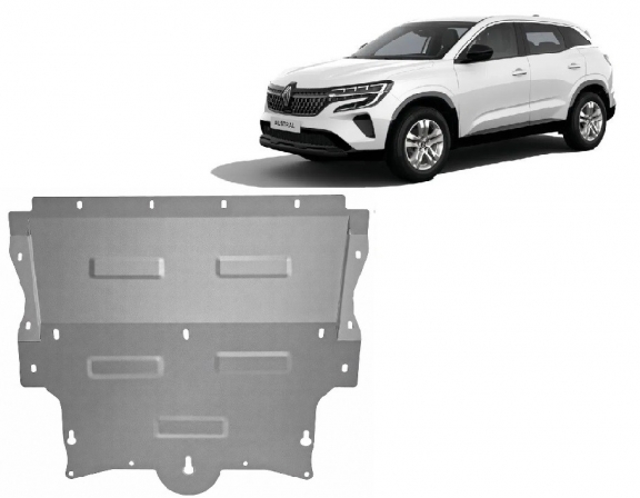 Aluminium skid plate for Renault Austral