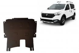 Steel skid plate for Dacia Dokker Stepway